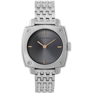 Montre HUMBERT-DROZ hd lou femme mecanique, bracelet acier argent- MATY