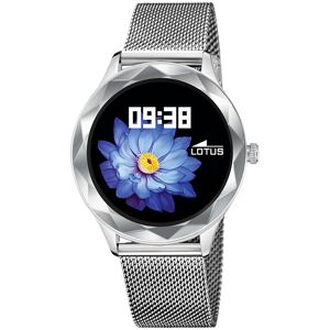 Montre LOTUS smartwatch femme connectÃ©, bracelet acier argent- MATY