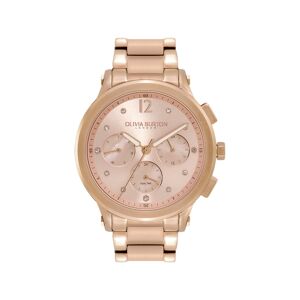 Montre OLIVIA BURTON multi function femme analogique, bracelet acier dorÃ© rose- MATY