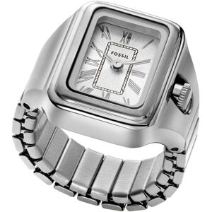 Montre FOSSIL watch ring femme bracelet acier inoxydable argent- MATY