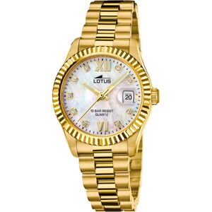 Montre LOTUS Freedom femme bracelet acier dorÃ©- MATY