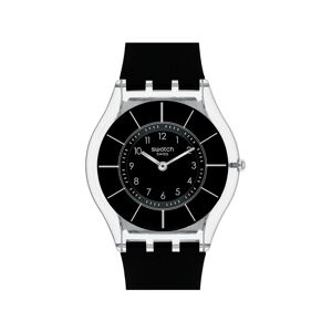 Montre Swatch homme acier caoutchouc noir- MATY