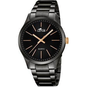 montre Lotus homme acier noir