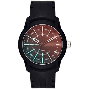 Montre Diesel homme acier noir silicone- MATY