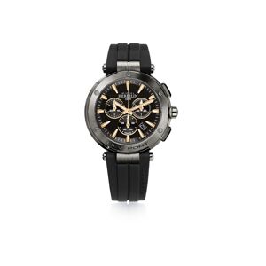 Montre HERBELIN Newport Chrono acier bracelet caoutchouc noir- MATY