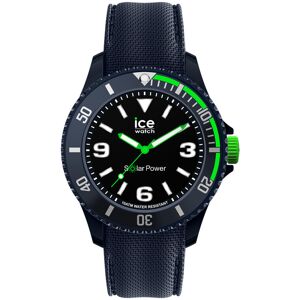 Montre Ice Watch Homme solaire silicone bleu.- MATY