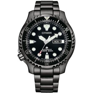 Montre Citizen homme Eco Drive acier noir- MATY