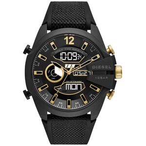 Montre DIESEL homme acier noir bracelet plastique noir- MATY