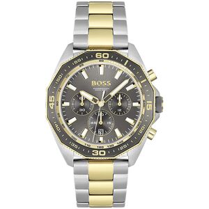 OUTLET -Montre BOSS Energy homme bracelet acier bicolore dorÃ© jaune