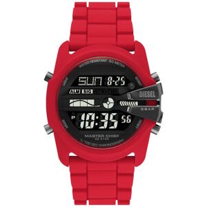 Montre DIESEL Master Chief homme silicone rouge- MATY