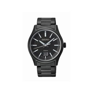 Montre SEIKO sport homme bracelet acier noir- MATY