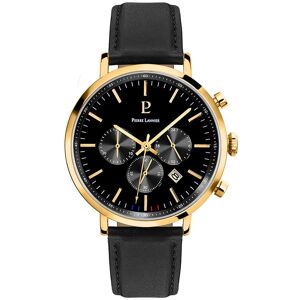 Montre PIERRE LANNIER Baron homme chronographe bracelet cuir noir- MATY