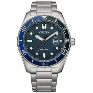 Montre CITIZEN sunset eco-drive homme eco-drive bracelet acier gris- MATY