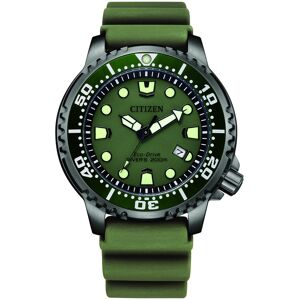 Montre CITIZEN promaster marine homme eco-drive acier bracelet silicone vert olive- MATY