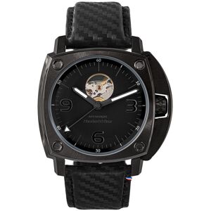 Montre HUMBERT-DROZ hd1 homme automatique, bracelet cuir noir- MATY