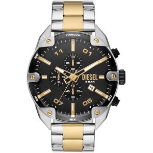 Montre DIESEL spiked homme bracelet acier inoxydable bicolore- MATY