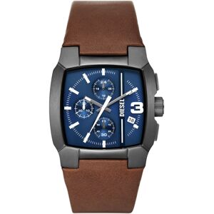 Montre DIESEL cliffhanger homme bracelet cuir marron- MATY