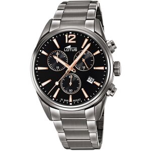 Montre LOTUS chrono homme bracelet acier- MATY