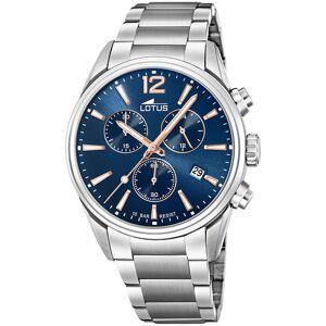 Montre LOTUS chrono homme bracelet acier- MATY