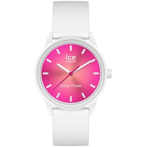 Montre Ice Watch small mixte solaire plastique silicone blanc- MATY