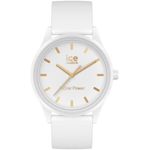 Montre Ice watch femme solaire bracelet plastique blanc- MATY