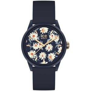 Montre Ice watch femme solaire bracelet plastique bleu- MATY