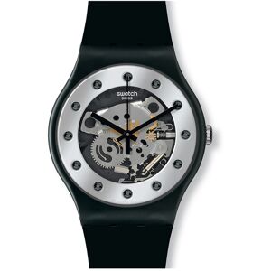 Montre Swatch homme matiÃ¨res biosourcÃ©es noir- MATY