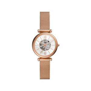 Montre FOSSIL femme automatique bracelet acier dorÃ© rose- MATY