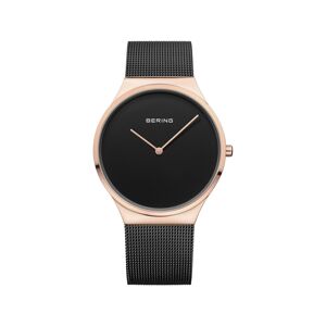 OUTLET -Montre Bering homme Classique rose milanais noir