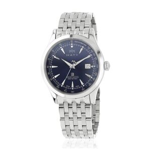 Montre MATY GM cadran bleu foncÃ© bracelet acier- MATY