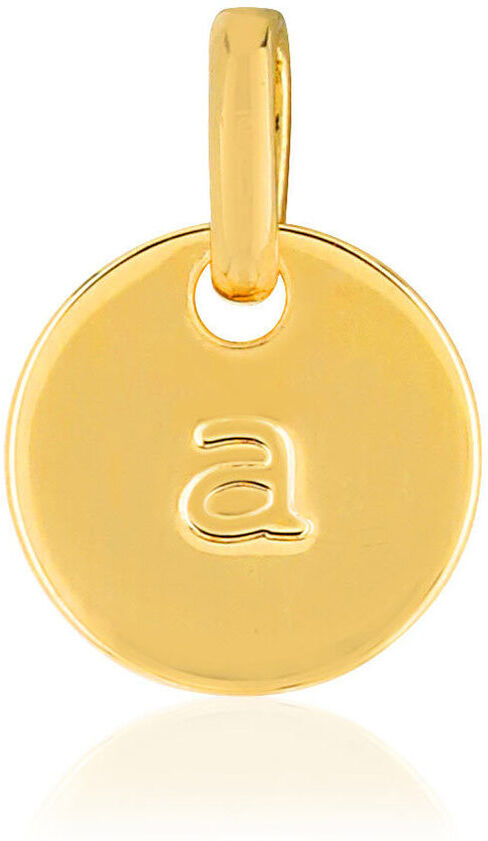 MATY OUTLET -MÃ©daille plaquÃ© or alphabet A,B,C,D,E,F,G,H,I,J,K,L,M,N,O,P,Q,R,S,T,U,V,W,X,Y,Z