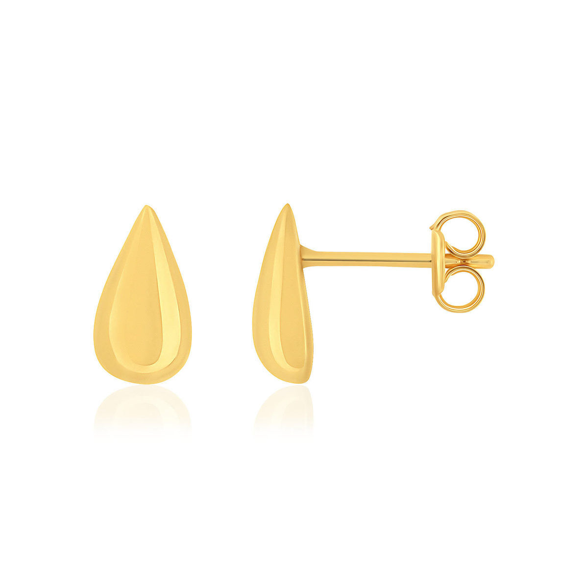 Boucles d'oreilles or 375 jaune goute- MATY