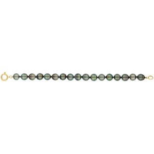 Bracelet or 750 jaune perles de culture de Tahiti 20 cm- MATY