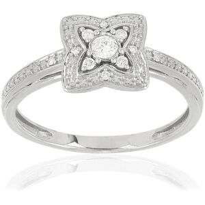 Bague or 375 blanc diamants- MATY 50,51,52,53,54,55,56,57,58,59,60