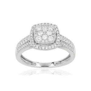 Bague or blanc 750 diamants- MATY 48,49,50,51,52,53,54,55,56,57,58,59,60,61,62