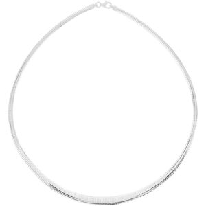 Collier argent 925 maille omÃ©ga 41 cm- MATY