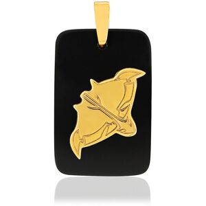 Pendentif MATY SAGITTAIRE Or jaune 375 onyx noir- MATY