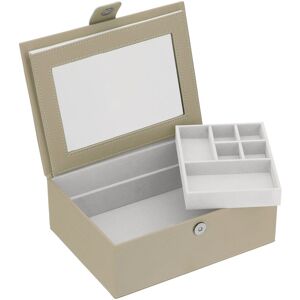 Coffret bijoux beige- MATY