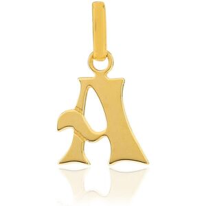 Pendentif or 750 jaune lettre- MATY A,B,C,D,E,F,G,H,I,J,K,L,M,N,O,P,R,S,T,V,Y,U