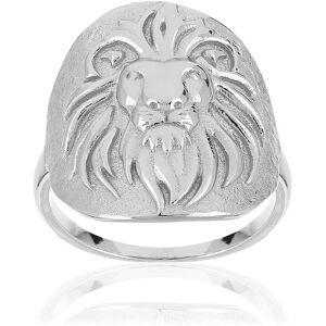 MATY OUTLET -Bague argent 925 mÃ©daille tÃªte de lion 49-50,51-52,53-54,55-56,57-58,59-60,61-62