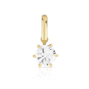 Pendentif or 750 jaune diamant 0.40 carat h/si- MATY