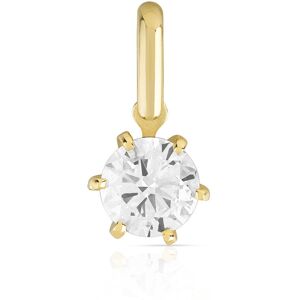 Pendentif or 750 diamant 0.50 carat H/P1- MATY