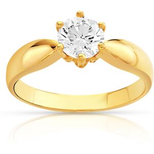 Bague solitaire or 750 diamant 80/100e de carat- MATY 48,49,50,51,52,53,54,55,56,57,58,59,60,61,62