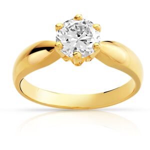 Bague solitaire or 750 diamant 1 carat- MATY 48,49,50,51,52,53,54,55,56,57,58,59,60,61,62