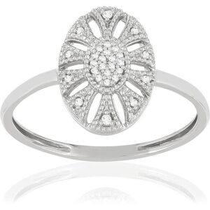 Bague or blanc 375 diamants- MATY 48,49,50,51,52,53,54,55,56,57,58,59,60,61,62