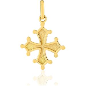 Pendentif croix Occitane or jaune 750- MATY