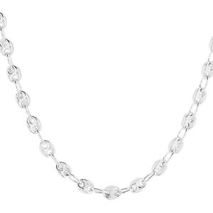 Collier argent 925 maille grain de cafÃ© 50 cm- MATY