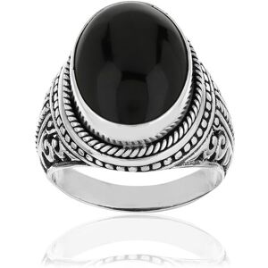 Bague argent 925 onyx- MATY 49-50,51-52,53-54,55-56,57-58,59-60,61-62