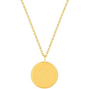 Collier or 375 jaune 45cm- MATY