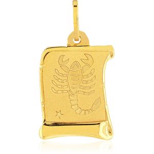 Pendentif or jaune 375, zodiaque scorpion- MATY